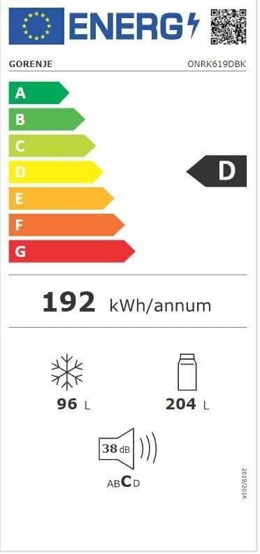 Gorenje ONRK619DBK hinta ja tiedot | Jääkaapit | hobbyhall.fi