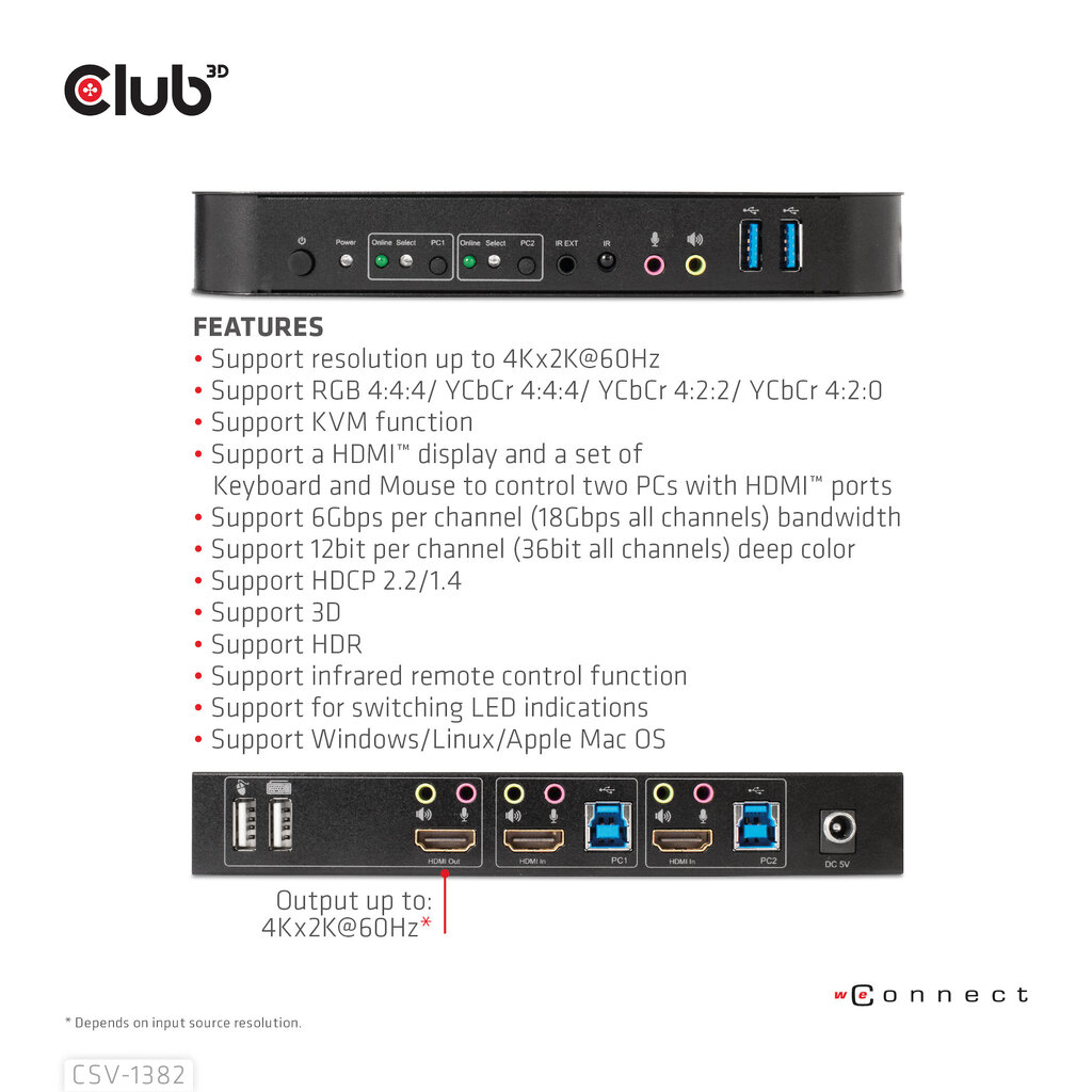 Club 3D hinta ja tiedot | Adapterit | hobbyhall.fi