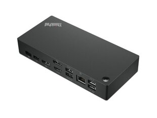 Lenovo ThinkPad Universal USB-C Docking station USB-C HDMI 2 x DP GigE 90 Watt hinta ja tiedot | Adapterit | hobbyhall.fi