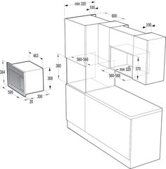 Upo MI50DS hinta ja tiedot | Mikroaaltouunit | hobbyhall.fi