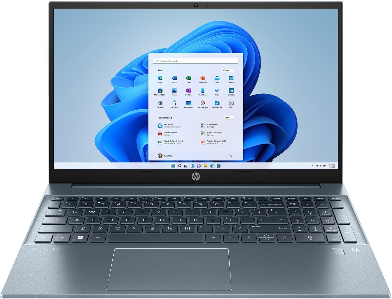 HP Pavilion 15-eh3144nw Ryzen 5 7530U 15.6"FHD AG slim 250nits 16GB DDR4 SSD512 Radeon Integrated Graphic non-SD card reader Win11 hinta ja tiedot | Kannettavat tietokoneet | hobbyhall.fi