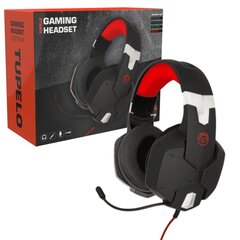 Kuulokkeet Qware Gaming Tupelo Headset, musta/punainen hinta ja tiedot | Kuulokkeet | hobbyhall.fi