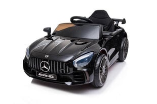 Mercedes GT R sähköauto lapsille, musta hinta ja tiedot | Lasten sähköautot | hobbyhall.fi