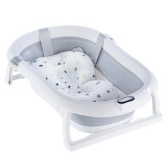 Taitettava vauvakylpyamme lämpömittarilla, harmaa hinta ja tiedot | Kylpyvälineet | hobbyhall.fi