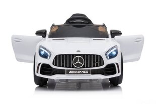 Mercedes GT R sähköauto lapsille, valkoinen hinta ja tiedot | Lasten sähköautot | hobbyhall.fi