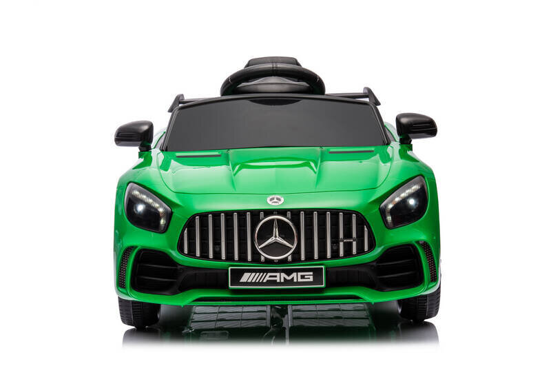 Lasten sähköauto Mercedes GT R, vihreä hinta ja tiedot | Lasten sähköautot | hobbyhall.fi