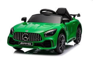 Lasten sähköauto Mercedes GT R, vihreä hinta ja tiedot | Lasten sähköautot | hobbyhall.fi