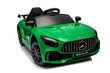 Lasten sähköauto Mercedes GT R, vihreä hinta ja tiedot | Lasten sähköautot | hobbyhall.fi