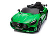 Lasten sähköauto Mercedes GT R, vihreä hinta ja tiedot | Lasten sähköautot | hobbyhall.fi