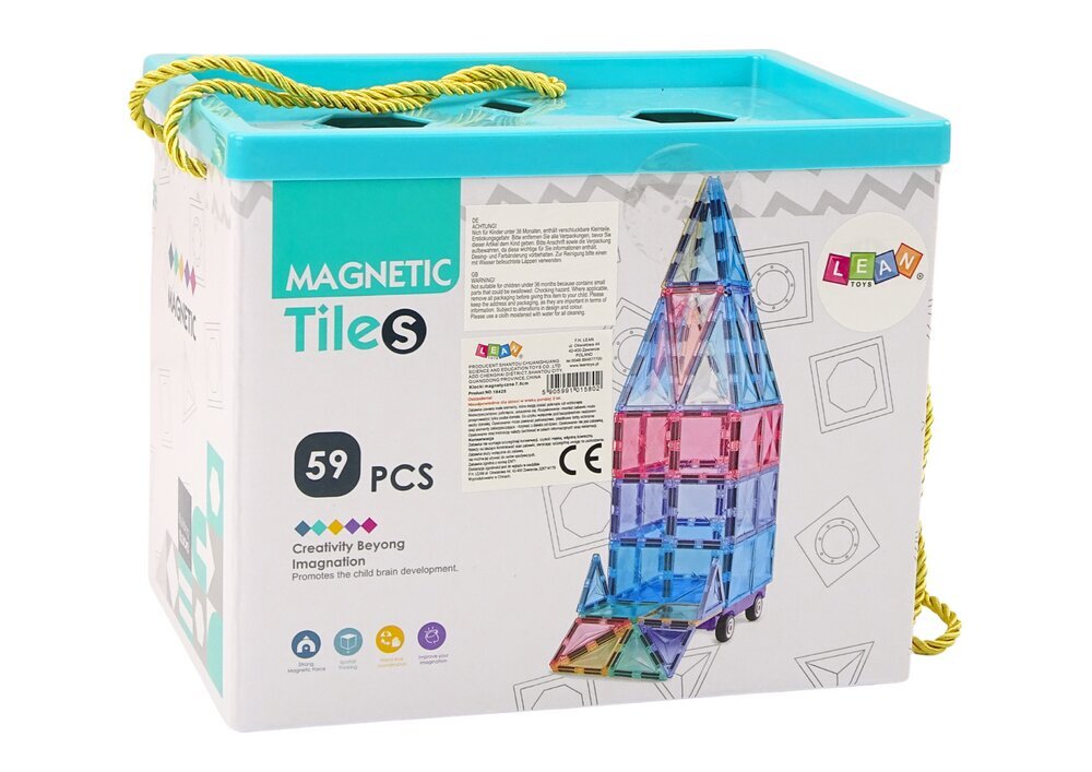 Magneettipalikkasarja 59 kpl hinta ja tiedot | LEGOT ja rakennuslelut | hobbyhall.fi