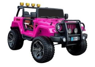 Sähköinen jeeppi WXE-1688 4x4 Strong, vaaleanpunainen hinta ja tiedot | Lasten sähköautot | hobbyhall.fi