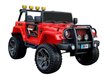 Sähköinen jeeppi WXE-1688 4x4 Strong, punainen hinta ja tiedot | Lasten sähköautot | hobbyhall.fi