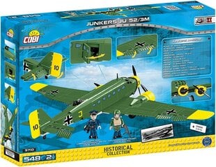 COBI HC WWII Junkers JU52/3M 548kl 5710 hinta ja tiedot | LEGOT ja rakennuslelut | hobbyhall.fi