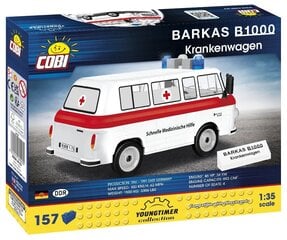 COBI AUTOT Barkas B1000 Ambulanssi 157kl 24595 hinta ja tiedot | LEGOT ja rakennuslelut | hobbyhall.fi