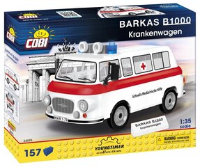 COBI AUTOT Barkas B1000 Ambulanssi 157kl 24595 hinta ja tiedot | LEGOT ja rakennuslelut | hobbyhall.fi