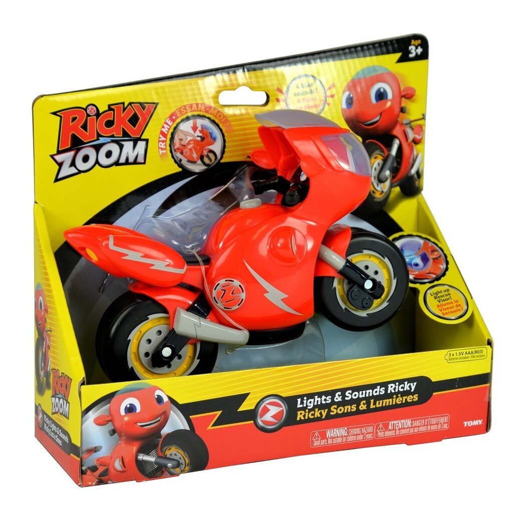 Tomy Ricky Zoom -kilpapyörä hinta ja tiedot | Poikien lelut | hobbyhall.fi