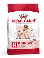 Royal Canin Adult Medium BF vidutinių veislių suaugusiems šunims su paukštiena, 15 kg hinta ja tiedot | Koiran kuivaruoka | hobbyhall.fi