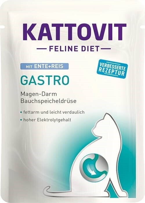 Kattovit Feline Diet Gastro setti aikuisille kissoille, 12x85 g hinta ja tiedot | Kissanruoka | hobbyhall.fi