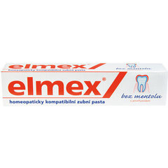 Hammastahna Elmex Without Menthol, 75 ml hinta ja tiedot | Suuhygienia | hobbyhall.fi