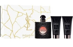 Sarja Yves Saint Laurent Black Opium naisille: tuoksuvesi EDP, 50 ml + vartalovoide, 2 x 50 ml hinta ja tiedot | Naisten hajuvedet | hobbyhall.fi