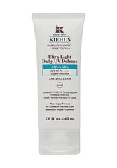 Aurinkovoide Kiehl's Ultra Light Daily UV Defense Aqua Gel SPF 50 PA++++, 60 ml hinta ja tiedot | Kiehl's Hajuvedet ja kosmetiikka | hobbyhall.fi