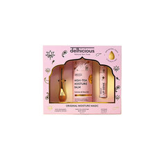Kosmetiikkasetti Delhicious Magic Moisture: vartalobalsami, 70 g + huulibalsami, 4,25 g + kasvohierontalaite hinta ja tiedot | Vartalovoiteet ja -emulsiot | hobbyhall.fi