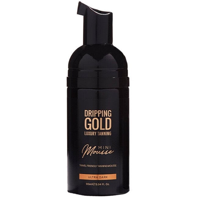 Itseruskettava vaahto Dripping Gold Mini Mousse Ultra Dark, 90 ml hinta ja tiedot | Itseruskettavat voiteet | hobbyhall.fi