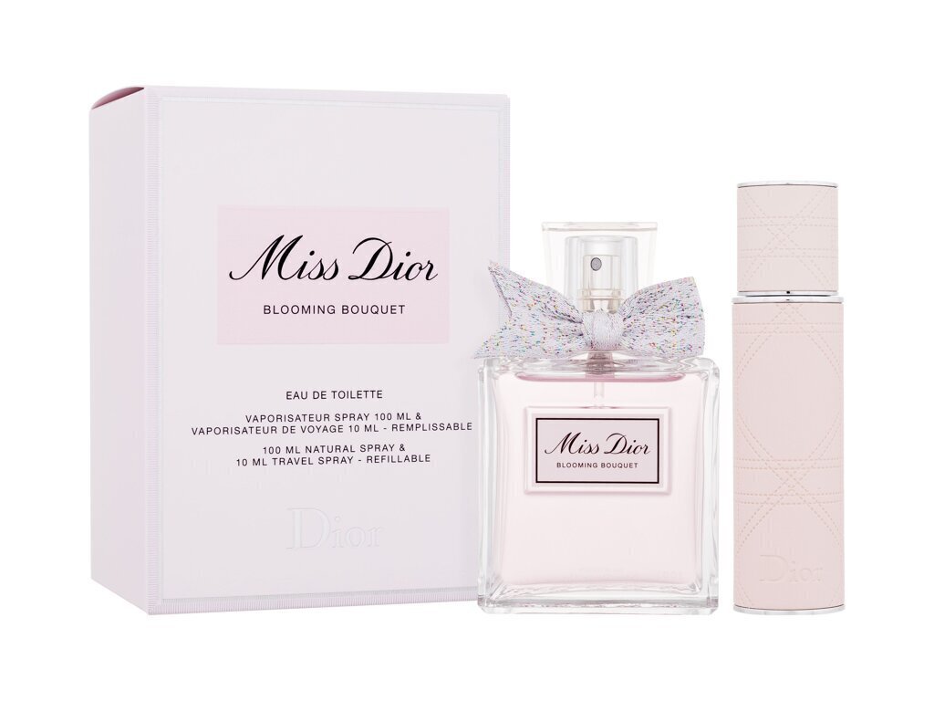 Sarja Dior Miss Dior Blooming Bouquet naisille: tuoksuvesi EDP, 100 ml + tuoksuvesi EDT, 10 ml hinta ja tiedot | Naisten hajuvedet | hobbyhall.fi