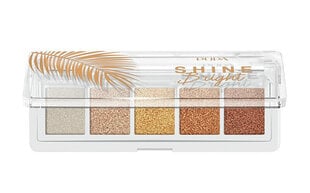 Luomiväripaletti Pupa Milano Shine Bright, 002 Sunset Gold, 4 g hinta ja tiedot | Silmämeikit | hobbyhall.fi