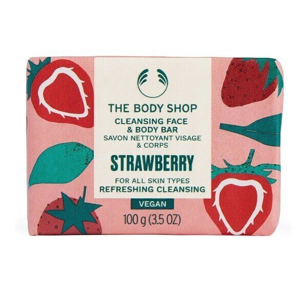 Saippua The Body Shop Strawberry, 100 g hinta ja tiedot | Saippuat | hobbyhall.fi