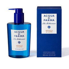 Käsien ja vartalon pesuaine Acqua Di Parma Blu Mediterraneo Arancia Di Capri, 300 ml hinta ja tiedot | Suihkusaippuat ja suihkugeelit | hobbyhall.fi