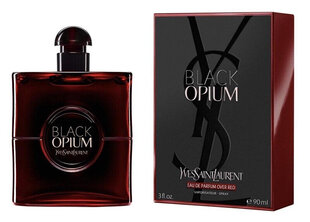 Tuoksuvesi Yves Saint Laurent Black Opium Over Red EDP naisille, 30 ml hinta ja tiedot | Naisten hajuvedet | hobbyhall.fi