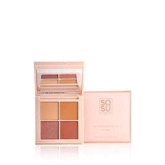 Luomiväripaletti Sosu Cosmetics Eyeshadow Quad Nude, 4,8 g hinta ja tiedot | Silmämeikit | hobbyhall.fi