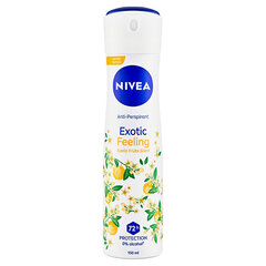 Suihkutettava antiperspirantti Nivea Exotic Feeling, 150 ml hinta ja tiedot | Nivea Hygieniatuotteet | hobbyhall.fi