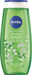 Suihkugeeli Nivea Fruity Delight, 250 ml hinta ja tiedot | Suihkusaippuat ja suihkugeelit | hobbyhall.fi