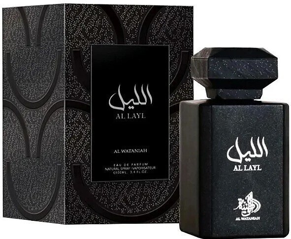 Tuoksuvesi Al Wataniah Al Layl EDP miehille, 100 ml hinta ja tiedot | Miesten hajuvedet | hobbyhall.fi