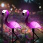 Puutarhalamput aurinkokennoilla Fluxar FLAMINGOS 3kpl hinta ja tiedot | Puutarha- ja ulkovalot | hobbyhall.fi