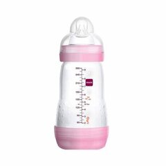 Mam Easy Start Anti-Colic -pullo, vaaleanpunainen, 2+ kk, 260 ml hinta ja tiedot | Tuttipullot ja tarvikkeet | hobbyhall.fi