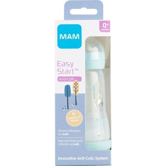 Tuttipullo Mam Easy Start Anti-Colic, blue/sininen, +2 kk, 260 ml hinta ja tiedot | Tuttipullot ja tarvikkeet | hobbyhall.fi