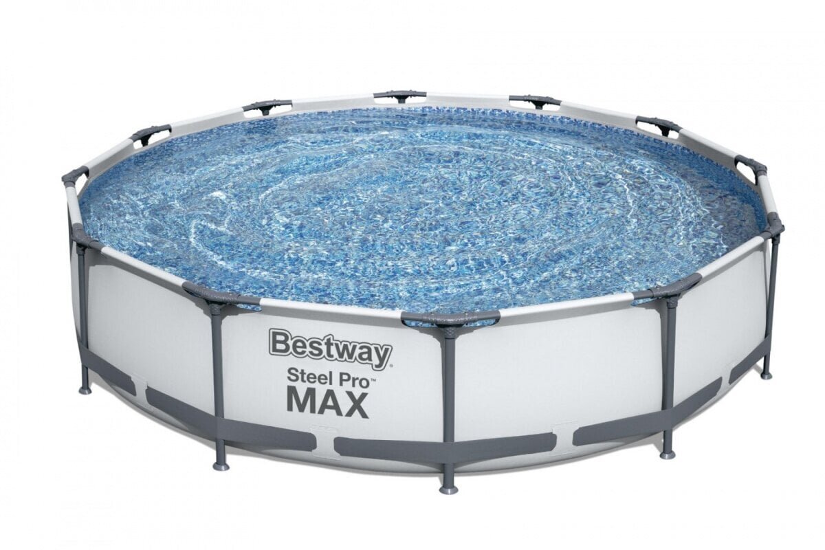 Runkoallas Steel Pro Max Bestway, 366x76cm, suodattimella hinta ja tiedot | Uima-altaat | hobbyhall.fi