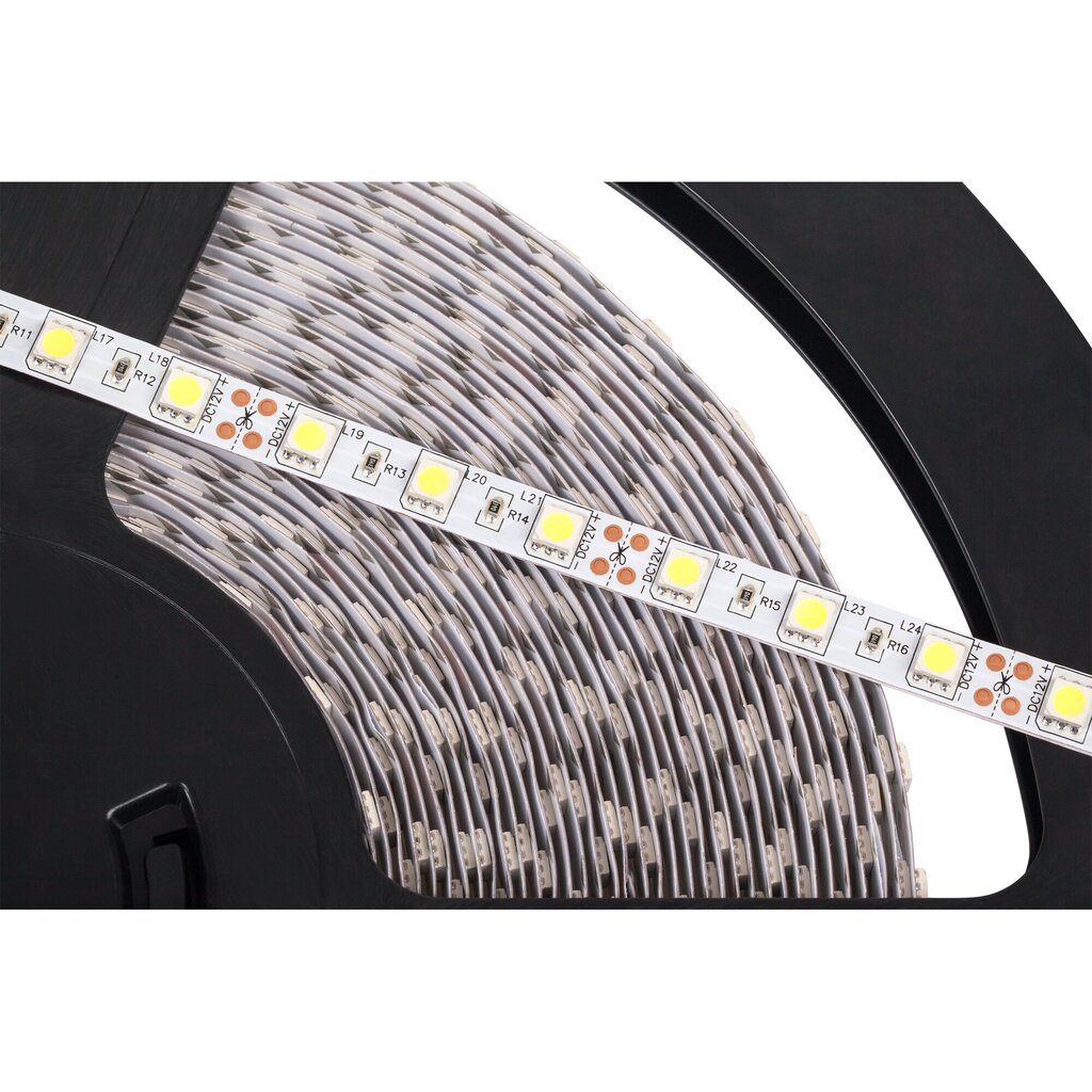 Led-johto 25m rebel (1500x5050 smd) viileän valkoinen, 12v hinta ja tiedot | LED-valonauhat | hobbyhall.fi