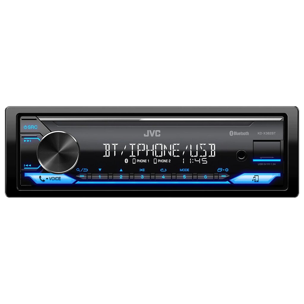 Jvc kdx-382bt autoradio bt , usb, fm hinta ja tiedot | Autoradiot, multimedia | hobbyhall.fi