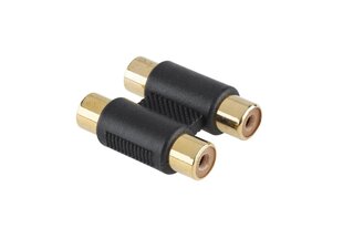 Liitin rca-rca/x2/gold hinta ja tiedot | Kaapelit ja adapterit | hobbyhall.fi