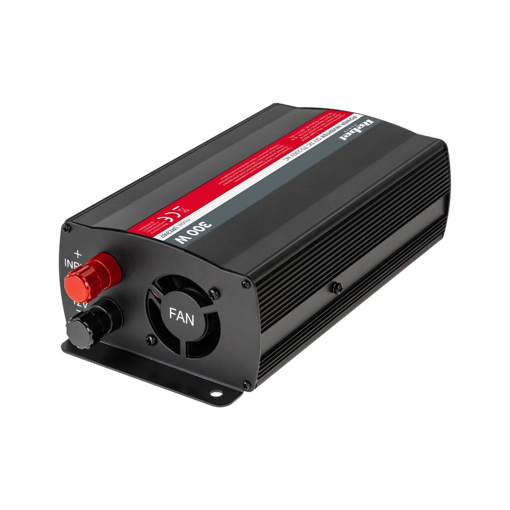 Rebel 12v/230v 300w invertteri hinta ja tiedot | Muuntimet ja invertterit | hobbyhall.fi