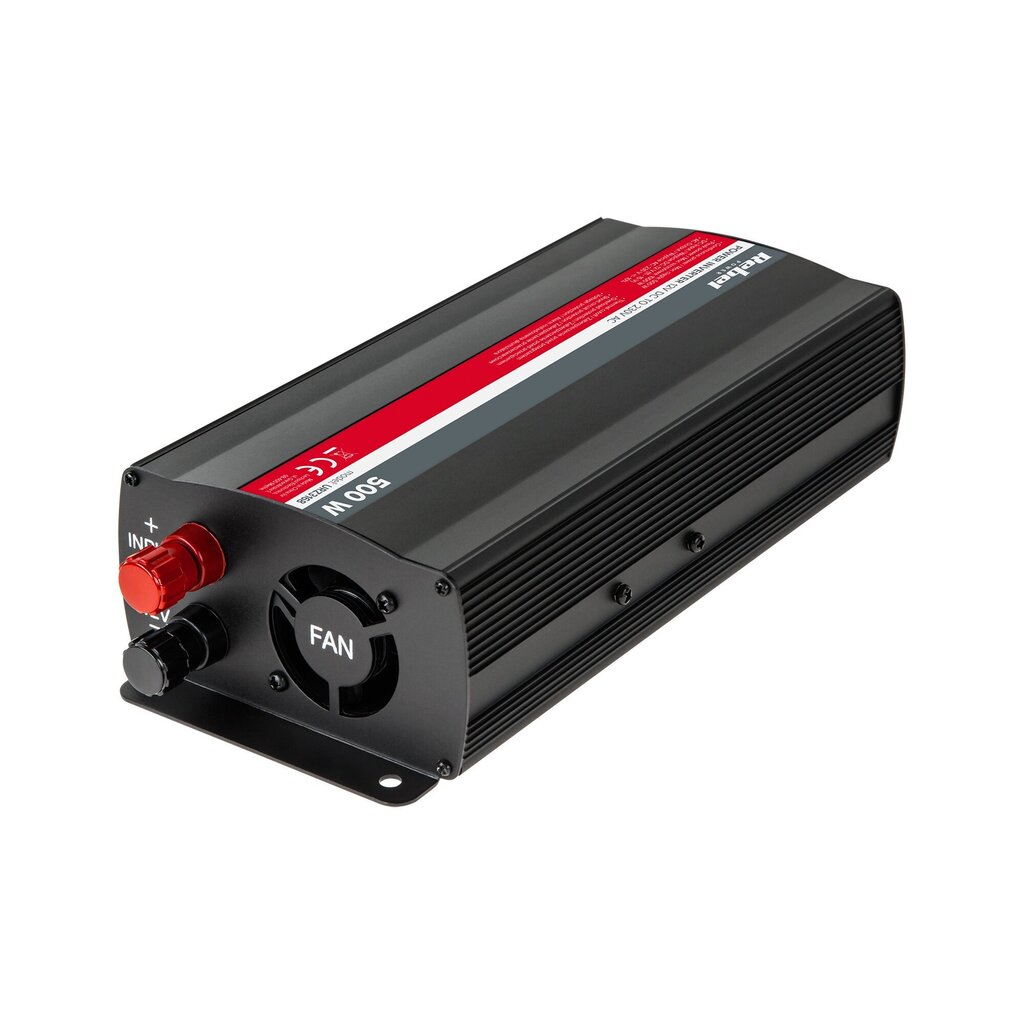 Rebel 12v/230v 500w invertteri hinta ja tiedot | Muuntimet ja invertterit | hobbyhall.fi