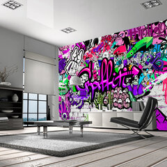 Valokuvatapetti - Purple Graffiti 400x280 cm hinta ja tiedot | Valokuvatapetit | hobbyhall.fi