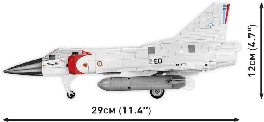 Cobi Armed Forces Mirage IIIC -lentokone hinta ja tiedot | LEGOT ja rakennuslelut | hobbyhall.fi