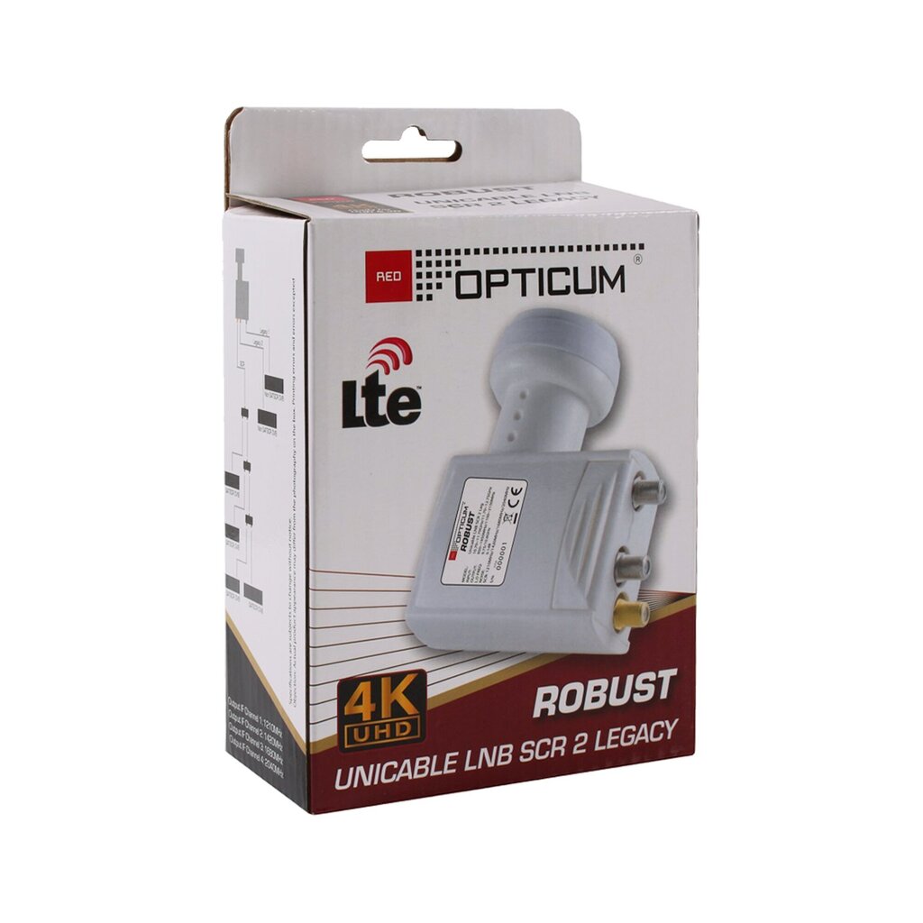 Anturi opticum unicable scr/2legacy robust 4ub hinta ja tiedot | TV-lisätarvikkeet | hobbyhall.fi