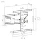 Universal seinäkiinnike Kruger&Matz hinta ja tiedot | TV-seinätelineet | hobbyhall.fi