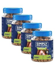 Simply From Nature Smart Bites kani, 4 x 130 g hinta ja tiedot | Koiran herkut | hobbyhall.fi